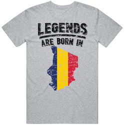 Legends Are Born In Chad Vintage T Shirt Legends Are Born In Chad Vintage T Shirt