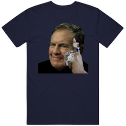 Billy Belichick New England Coach Football 6 Rings Fan T Shirt