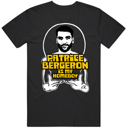 Patrice Bergeron Is My Homeboy Funny Boston Hockey T Shirt