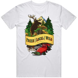 Fresh Local Wild Favorite Restaurant T Shirt