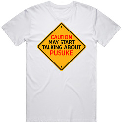 Caution Start Talking About Pusuke Crypto T Shirt