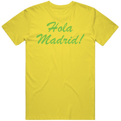 Hola Madrid Beef T Shirt