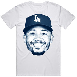 Mookie Betts Big Head Halftone T Shirt