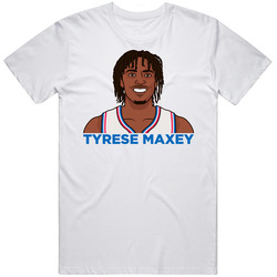 Tyrese Maxey Clipart T Shirt