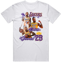 Lebron James Collage T Shirt