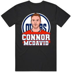 Connor Mcdavid Player Protrait T Shirt