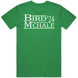 Larry Bird Kevin Mchale For President '24 Boston Basketball Fan T