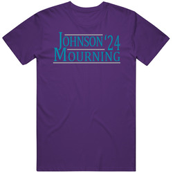 Larry Johnson Alonso Mourning For President '24 Charlotte Basketb
