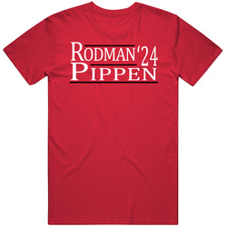 Dennis Rodman Scottie Pippen For President '24 Chicago Basketball