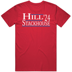 Grant Hill Jerry Stackhouse For President '24 Detroit Basketball 