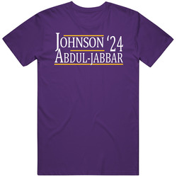 Magic Johnson Kareem Adbul-jabbar For President '24 Los Angeles L