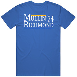 Chris Mullin Mitch Richmond For President '24 Golden State Basket