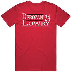 Demar Derozan Kyle Lowry For President '24 Toronto Basketball Fan