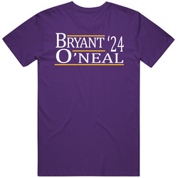 Kobe Bryant Shaquille O'neal For President '24 Los Angeles L