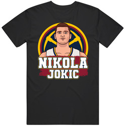 Nikola Jokic Player Protrait T Shirt