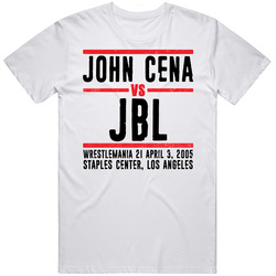 John Cena Vs Jbl Wrestlemania 21 Retro Look T Shirt