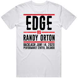 Edge Vs Randy Orton Backlash Retro Look T Shirt