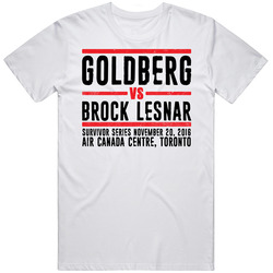 Goldberg Vs Brock Lesnar Survivor Series Retro Look T Shirt