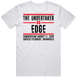 The Undertaker Vs Edge Summerslam Retro Look T Shirt