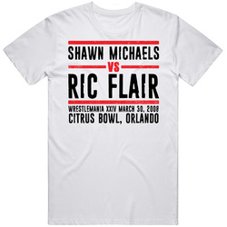 Shawn Michaels Vs Ric Flair Retro Look T Shirt