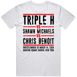 Triple H Vs Shawn Michaels Vs Chris Benoit Wrestlemania Xx Retro Look 