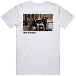 S02e08 The One With The List Friends Tv Show Fan T Shirt