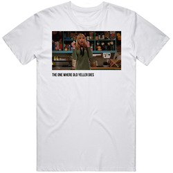 S02e20 The One Where Old Yeller Dies Friends Tv Show Fan T Shirt