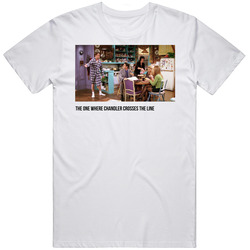 S04e07 The One Where Chandler Crosses The Line Friends Tv Show Fan T S