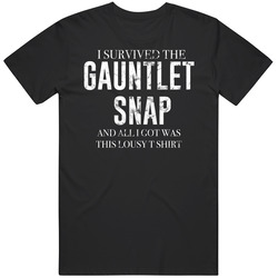 I Survived The Gauntlet Snap And All I Got Was This Lousy T Shirt Aven