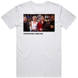 S07e07 The One With Ross's Library Book Friends Tv Show Fan T Shi