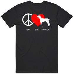 Peace Love Dalmations Dog Owner Puppy Fan T Shirt Peace Love Dalmations Dog Owner Puppy Fan T Shirt