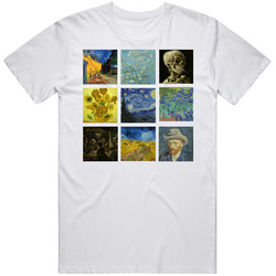 Vincent Van Gogh Paintings Cute Trendy Artsy T Shirt Vincent Van Gogh Paintings Cute Trendy Artsy T Shirt