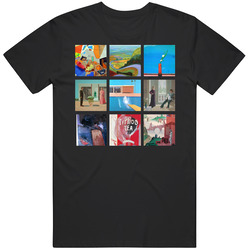 David Hockney Art Paintings Trendy Artsy T Shirt David Hockney Art Paintings Trendy Artsy T Shirt