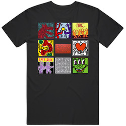 Keith Haring Art Paintings Trendy Artsy T Shirt Keith Haring Art Paintings Trendy Artsy T Shirt