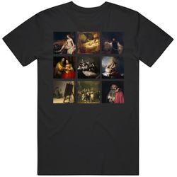 Rembrandt Art Paintings Trendy Artsy T Shirt Rembrandt Art Paintings Trendy Artsy T Shirt