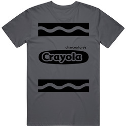 Crayola Charcoal Grey Crayon Halloween Costume Cute Funny T Shirt Crayola Charcoal Grey Crayon Halloween Costume Cute Funny T Shirt