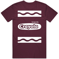 Crayola Burgundy Crayon Halloween Costume Cute Funny T Shirt Crayola Burgundy Crayon Halloween Costume Cute Funny T Shirt