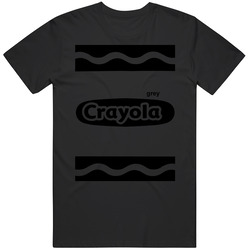 Crayola Grey Crayon Halloween Costume Cute Funny T Shirt Crayola Grey Crayon Halloween Costume Cute Funny T Shirt