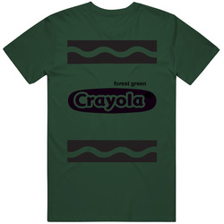 Crayola Forest Green Crayon Halloween Costume Cute Funny T Shirt Crayola Forest Green Crayon Halloween Costume Cute Funny T Shirt