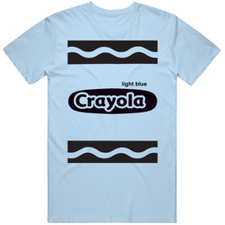 Crayola Light Blue Crayon Halloween Costume Cute Funny T Shirt Crayola Light Blue Crayon Halloween Costume Cute Funny T Shirt