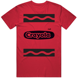 Crayola Red Crayon Halloween Costume Cute Funny T Shirt Crayola Red Crayon Halloween Costume Cute Funny T Shirt