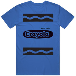 Crayola Royal Blue Crayon Halloween Costume Cute Funny T Shirt Crayola Royal Blue Crayon Halloween Costume Cute Funny T Shirt
