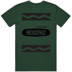 Forest Green Crayon Halloween Costume Cute Funny T Shirt Forest Green Crayon Halloween Costume Cute Funny T Shirt
