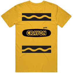 Gold Crayon Halloween Costume Cute Funny T Shirt Gold Crayon Halloween Costume Cute Funny T Shirt