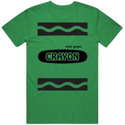 Irish Green Crayon Halloween Costume Cute Funny T Shirt Irish Green Crayon Halloween Costume Cute Funny T Shirt