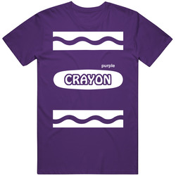 Purple Crayon Halloween Costume Cute Funny T Shirt Purple Crayon Halloween Costume Cute Funny T Shirt