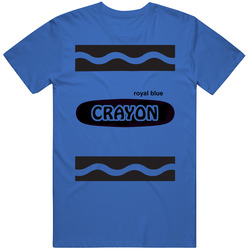 Royal Blue Crayon Halloween Costume Cute Funny T Shirt Royal Blue Crayon Halloween Costume Cute Funny T Shirt