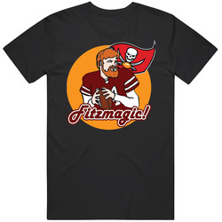 Fitzmagic Ryan Fitpatrick Cartoon Tampa Bay Football Fan T Shirt