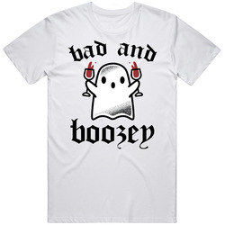 Bad And Boozey Cute Funny Halloween T Shirt Bad And Boozey Cute Funny Halloween T Shirt