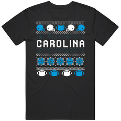 Carolina Football Ugly Christmas Sweater 8bit Pixel Art Fan T Shirt